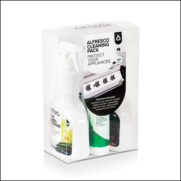 Australian Made - Aktivo Alfresco Outdoor Kitchen Cleaning Pack Products