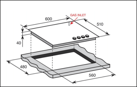 Baumatic Bhg690Ss Gas Cooktop