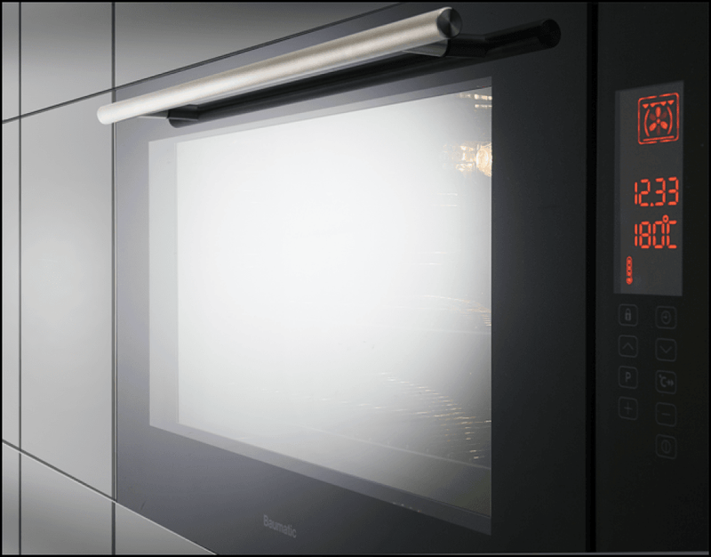 Baumatic Bm90S 90Cm 10 Multifunction Black Glass Function Touch Control Oven Large Electric