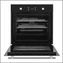 Baumatic Bo7C European Made Black Glass Electric Oven - 10Amp Plug Connection Oven