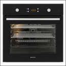 Baumatic Bo7C European Made Black Glass Electric Oven - 10Amp Plug Connection Oven