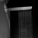 Fienza Koko Polished S/S Square Wall Shower Head Chrome FIE0060