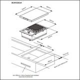 Beefeater Bsw318Sa Signature Proline Side Burner Built-In Natural Gas Bbq - New Clearance Stock