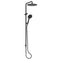 Greens Rocco Twin Rail Shower Matte Black 187907 - Special Order