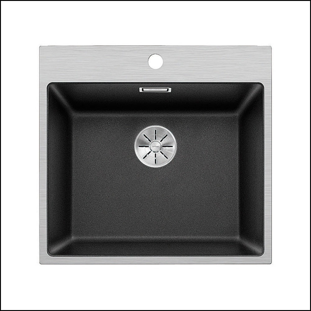 Blanco Made In Germany Sub500Ifak5 Steelframe Sink With Tap Ledge Granite Kitchen Sinks