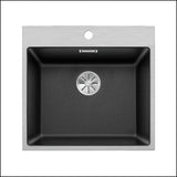 Blanco Made In Germany Sub500Ifak5 Steelframe Sink With Tap Ledge Granite Kitchen Sinks