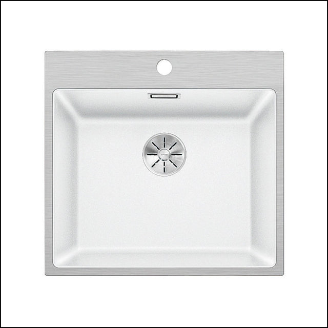 Blanco Made In Germany Subline500Ifawk5 Steelframe Sink With Tap Ledge Granite Kitchen Sinks