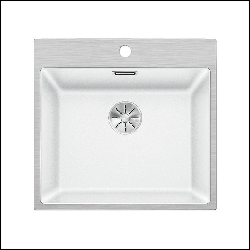 Blanco Made In Germany Subline500Ifawk5 Steelframe Sink With Tap Ledge Granite Kitchen Sinks