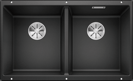 Blanco Subline350350Uk5 Granite Kitchen Sink - Anthracite Ex Showroom Display Sinks
