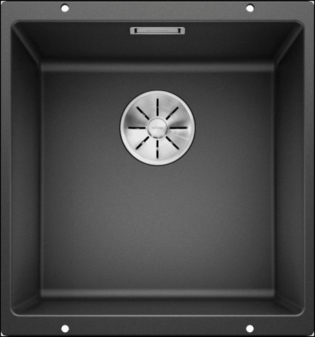 Blanco Subline400Uk5 Granite Kitchen Sink - Anthracite Black Sinks