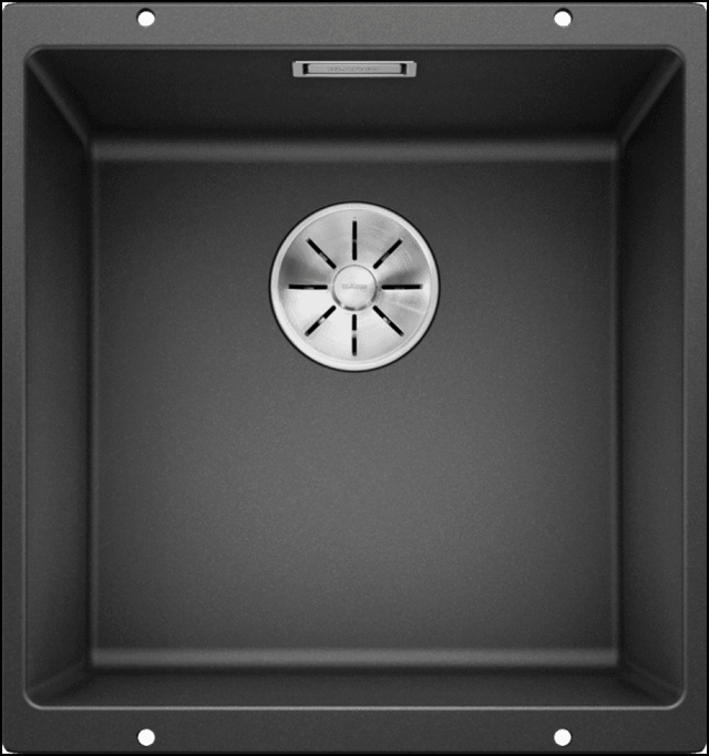Blanco Subline400Uk5 Granite Kitchen Sink - Anthracite Black Sinks