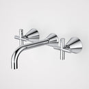 Caroma Classic Cross Wall Tap Set Chrome 90320C5A - Special Order