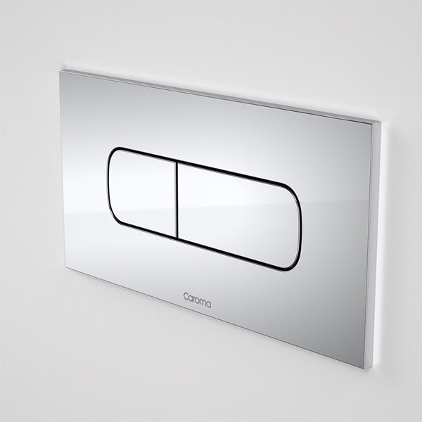 Caroma Invisi Series II Metal Oval Dual Flush Plate & Buttons 237078S 237078C - Special Order