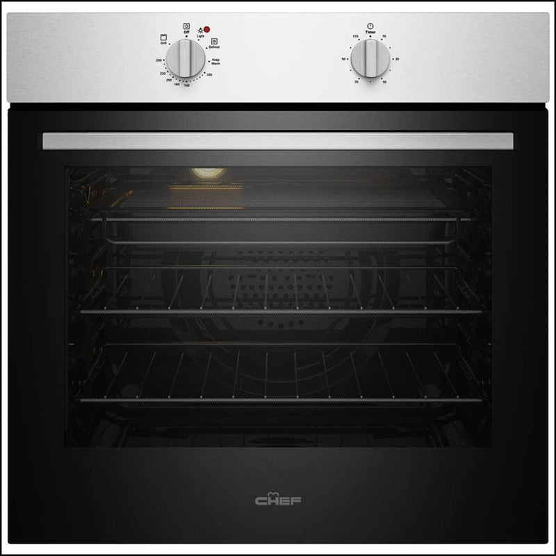 Chef Cve612Sb 60Cm Stainless Steel Electric Oven Oven