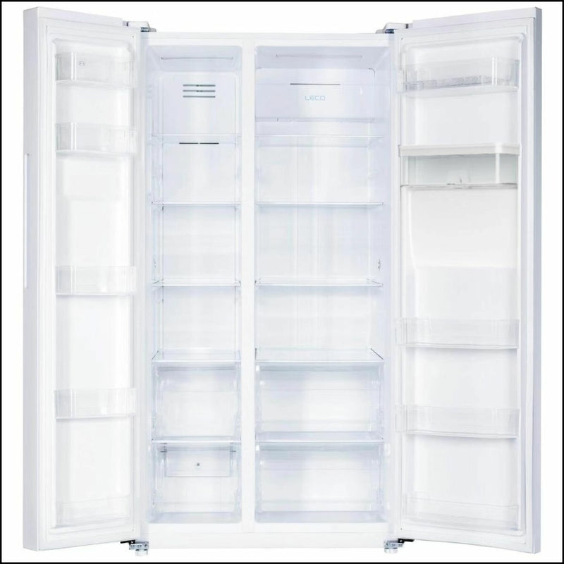 Chiq 602L Css602Wd Side By White Refrigerator Fridges - By