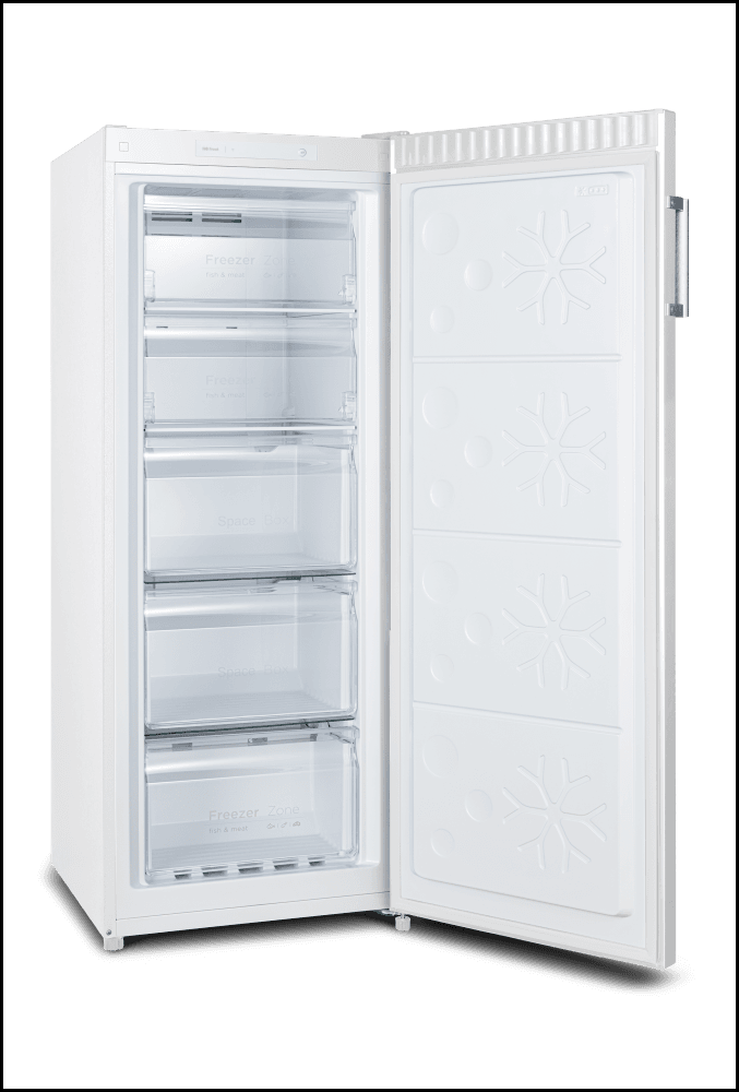Chiq Csf166Nw 166L White Frost Free Upright Freezer Freezers
