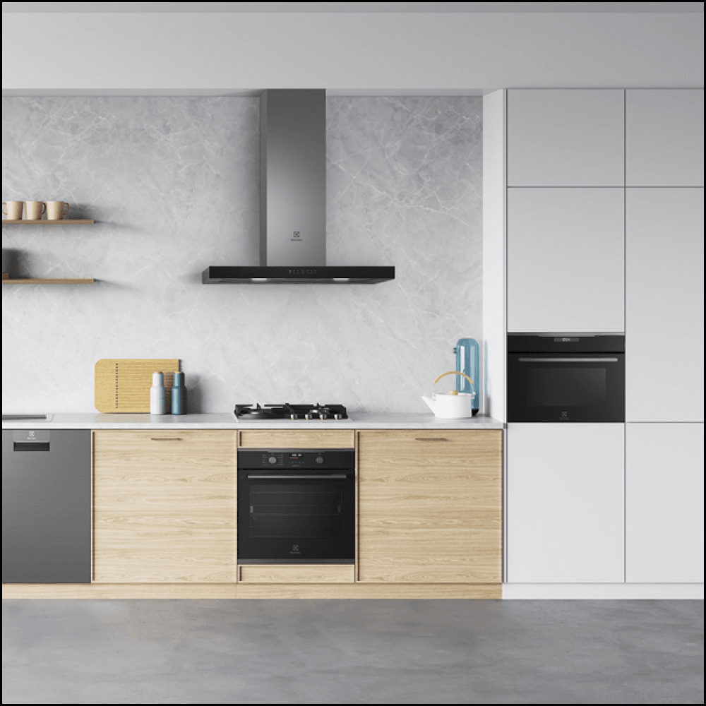 Electrolux Evep614Dse 60Cm Built-In Dark Steel Black Pyrolytic Oven - Seconds Stock Electric Oven