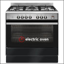 Emilia Em965Gen Black & Stainless Steel 90Cm Dual Fuel Stove With Air Fryer - Order In Stoves