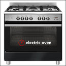 Emilia Em965Gen Black & Stainless Steel 90Cm Dual Fuel Stove With Air Fryer - Order In Stoves