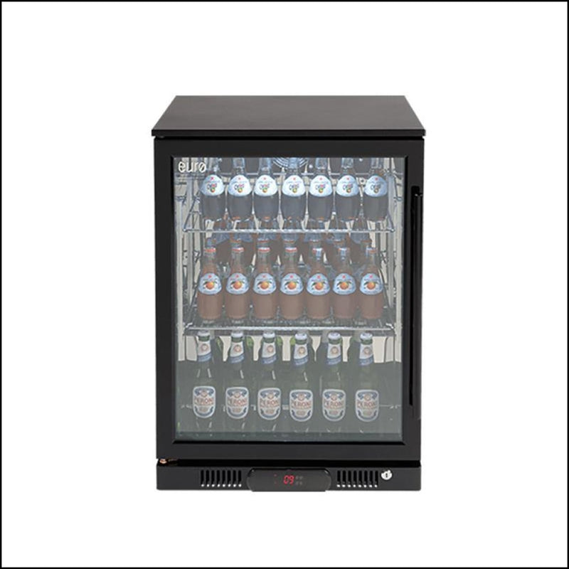 Euro Appliances Ea60Wfbl Black Finish 138L Beverage Fridge - Ex Display Drinks Fridges