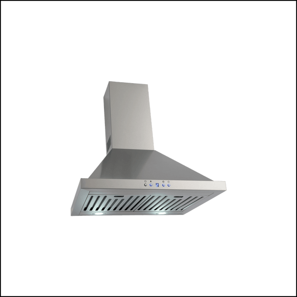 Euro Appliances Ea60Xr 600Mm Stainless Steel Pyramid Canopy With Baffle Filters And Remote Control