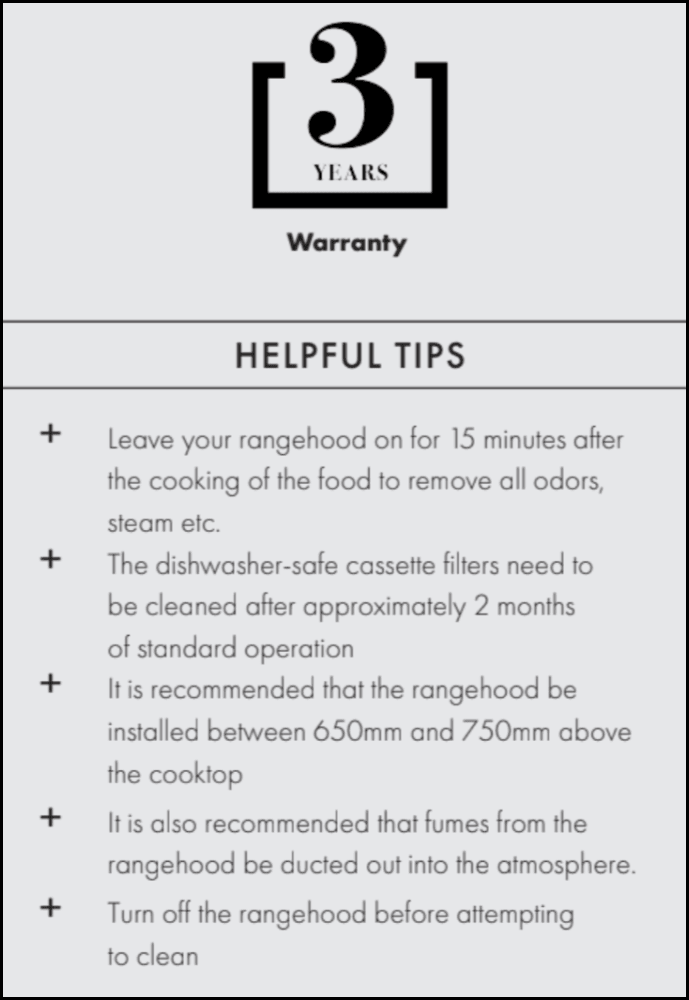 Euro Appliances Ea60Xr 600Mm Stainless Steel Pyramid Canopy With Baffle Filters And Remote Control