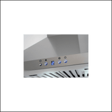 Euro Appliances Ea60Xr 600Mm Stainless Steel Pyramid Canopy With Baffle Filters And Remote Control
