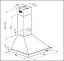 Euro Appliances Ebb900Bk3R 90Cm Black Finish Alfresco Canopy With Remote - 1000M3/Hr Special Order