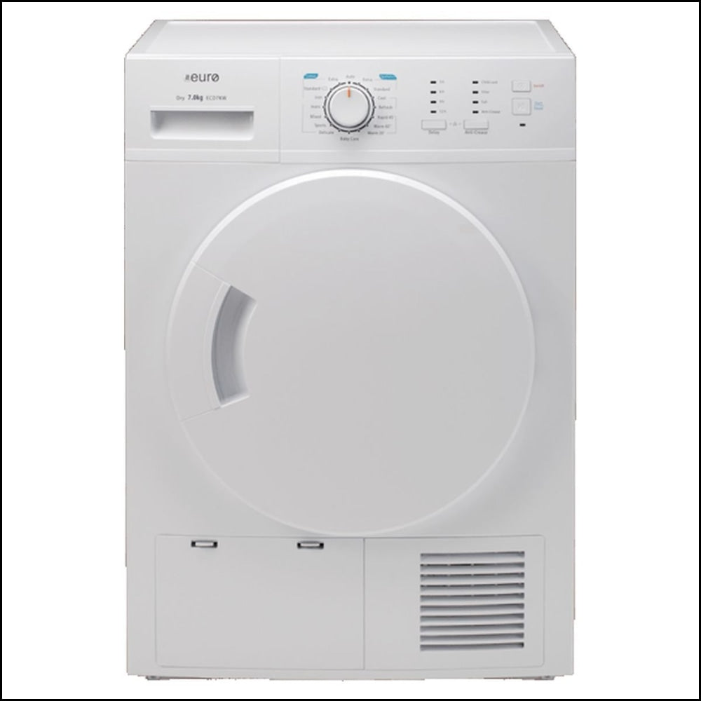 Euro Appliances Ecd7Kw 7Kg Condenser Clothes Dryer - Ex Display Dryers