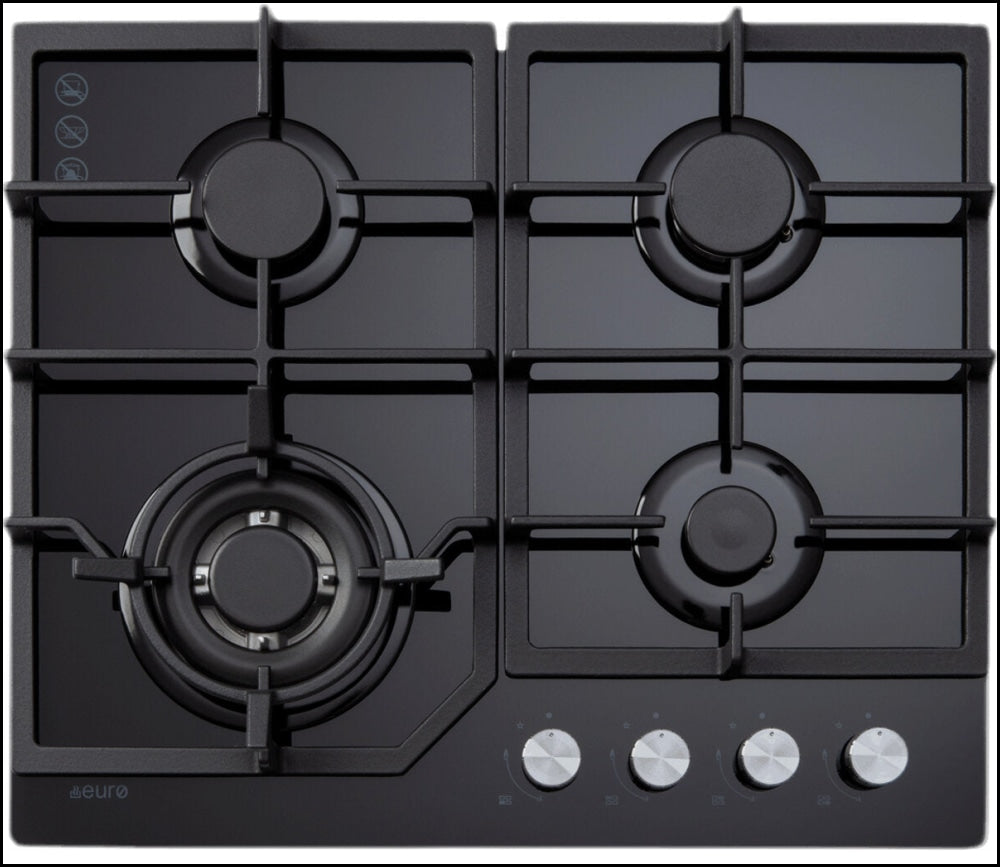 Euro Appliances Ect600Gbk 60Cm Natural Gas Cooktop - Ex Display