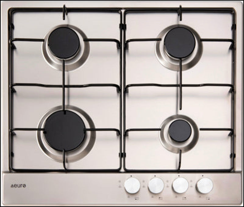 Euro Appliances Ect600Gs Stainless Steel Gas Cooktop