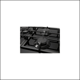 Euro Appliances Ect900Gbk2 90Cm 5 Burner Gas On Glass Cooktop