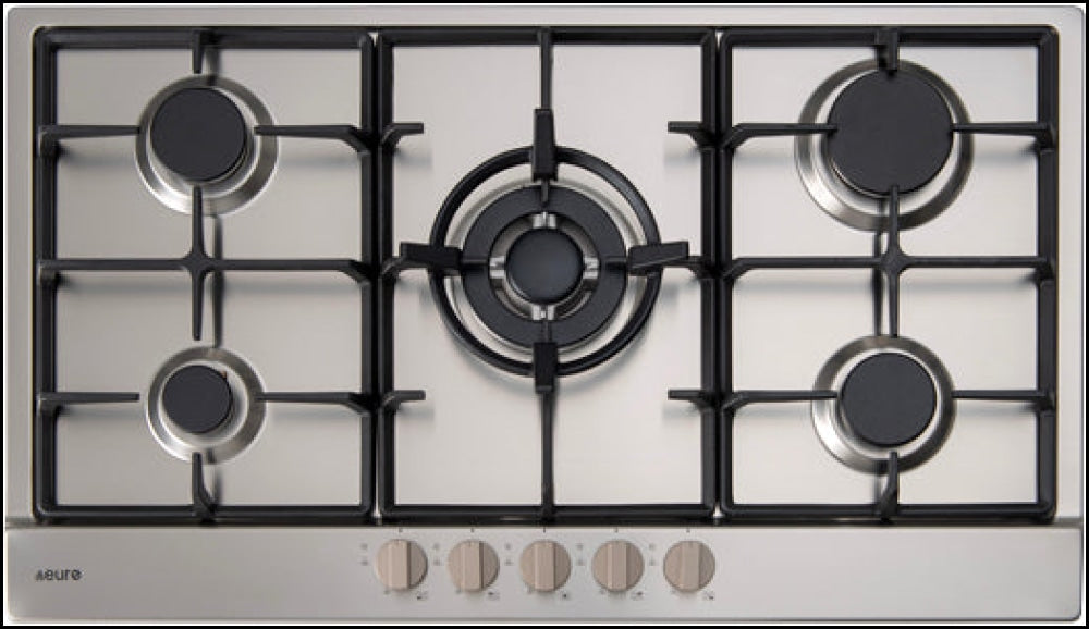 Euro Appliances Ect900Gx 90Cm Natural Gas Cooktop - Ex Display