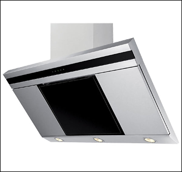 Euro Appliances Ein90Wsx 90Cm Touch Control Incline Rangehood Canopy Rangehoods