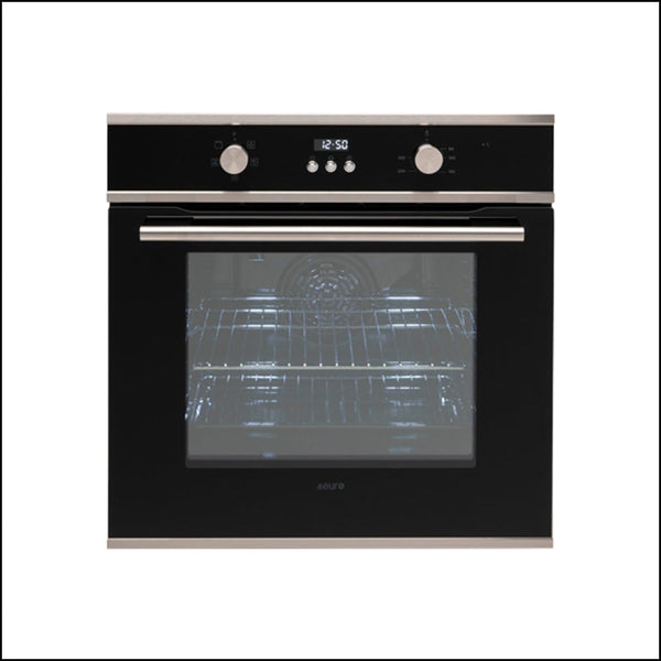 Euro Appliances Eo605Sx 60Cm Black & Stainless Steel Electric Oven Oven