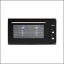 Euro Appliances Eo900Lsx 90Cm Black Glass Electric Multi-Function Oven Large