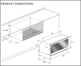 Euro Appliances Eo90Mxs 90Cm Electric Multi-Function Oven - Ex Display Large