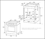 Euro Appliances Ep6004Sx Fan Forced Electric Oven Oven