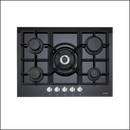 Euro Appliances Es700Gfdbl 70Cm 5 Burner Gas On Glass Cooktop Ex Display