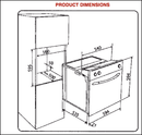 Euro Appliances Esm60Tsx Multifunction Electric Oven Oven