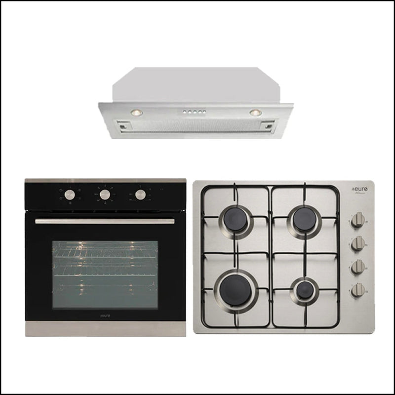 Euro Appliances Oven And Gas Cooktop Undermount Rangehood No. 71 Packages