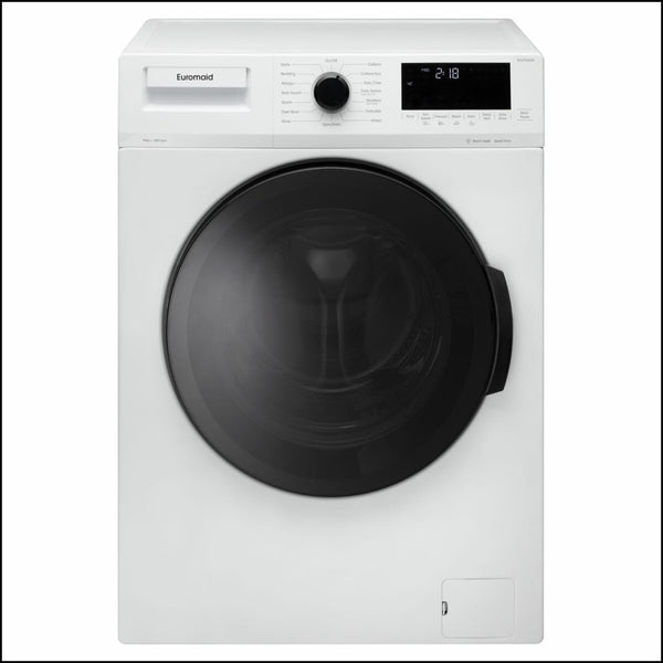 Euromaid Eflp1000W/S 10Kg European Made Front Load Washing Machine With Supershort Wash Washers