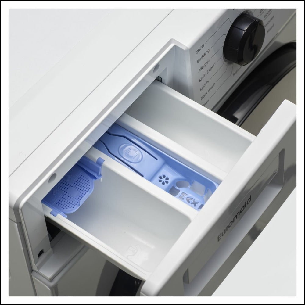 Euromaid EFLP1000W/S 10kg European Made Front Load Washing Machine wit