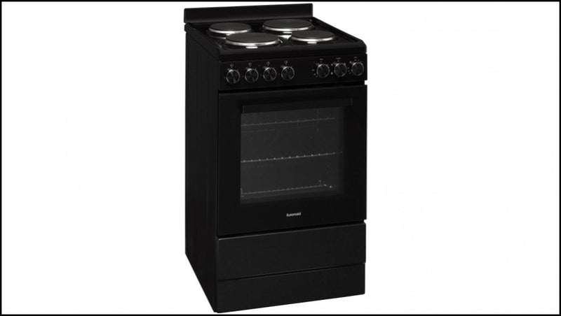 Euromaid Efs54Fc-Seb 540Mm Black 5-Function Electric Freestanding Cooker - Special Order Stove