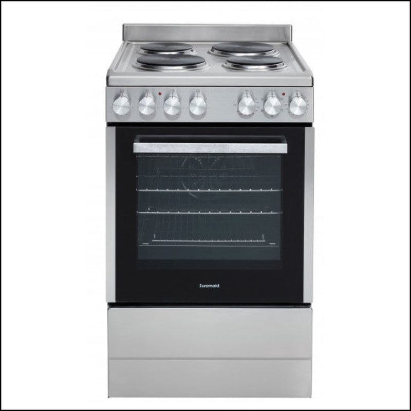Euromaid Efs54Fc-Ses 540Mm Stainless Steel 5-Function Electric Freestanding Cooker Stove