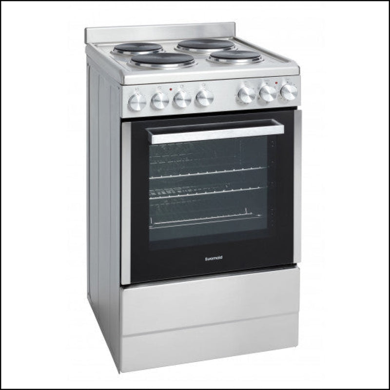 Euromaid Efs54Fc-Ses 540Mm Stainless Steel 5-Function Electric Freestanding Cooker Stove