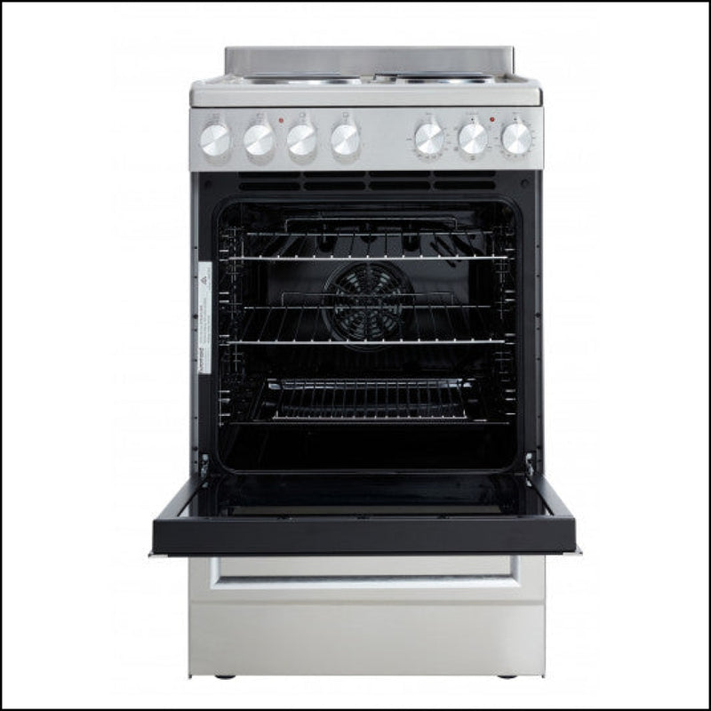 Euromaid Efs54Fc-Ses 540Mm Stainless Steel 5-Function Electric Freestanding Cooker Stove