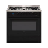 Euromaid Ege9Tbk Matte Black 90Cm Dual Fuel Freestanding Stove Stoves
