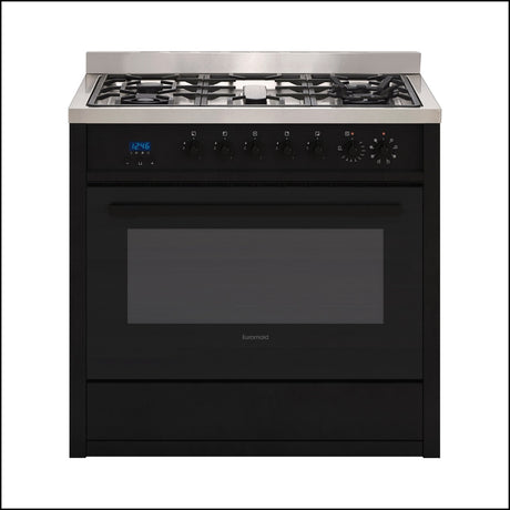 Euromaid Ege9Tbk Matte Black 90Cm Dual Fuel Freestanding Stove Stoves
