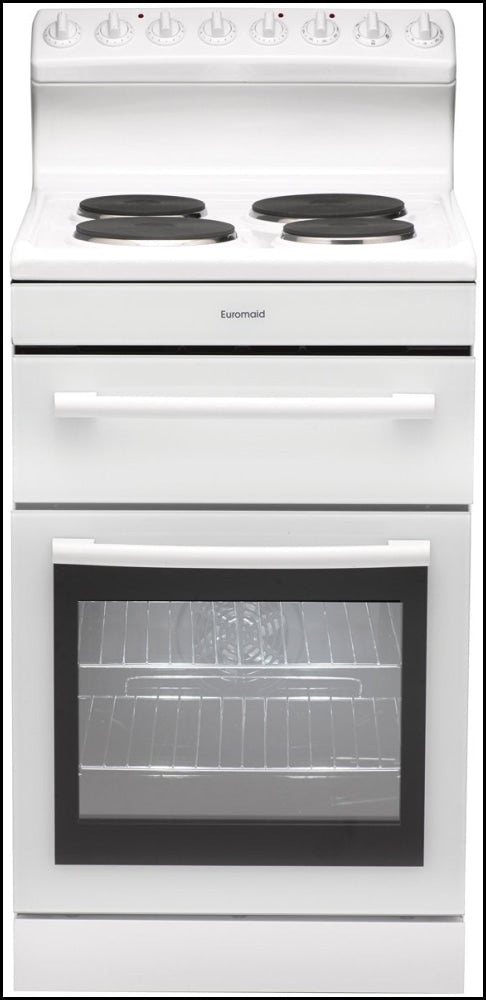 Euromaid R54Ew 54Cm Freestanding Electric Oven/Stove Stove